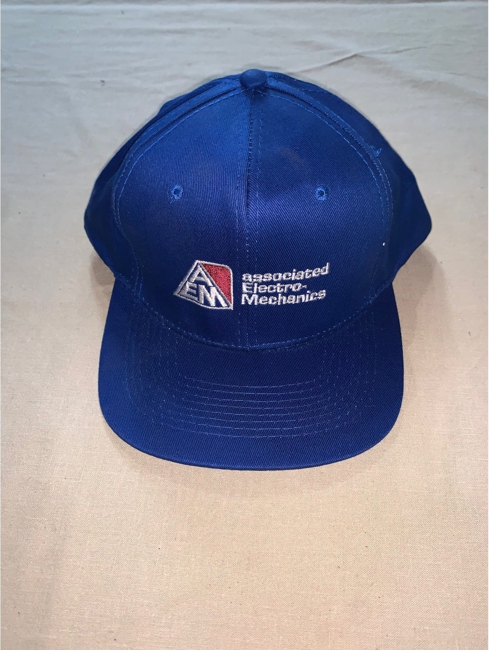 Blue Associated Mechanics snapback cap